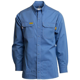 Lapco GOSAC7 FR 7oz Ultra Soft Uniform Shirt - Blue