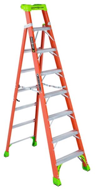 Louisville Ladder Fiberglass Cross Step Ladder, Type IA