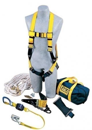 DBI Sala Roofer's Fall Protection Kit with Heavy-Duty Anchor