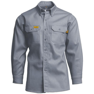 Lapco GOS7GY FR 7oz Uniform Shirt - Gray