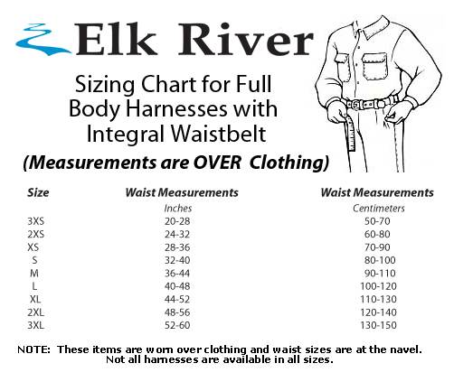 Harness Measurement Chart