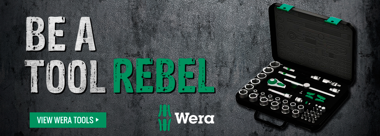 Be a tool rebel with professionally crafted hand tools from Wera Tools at GME Supply