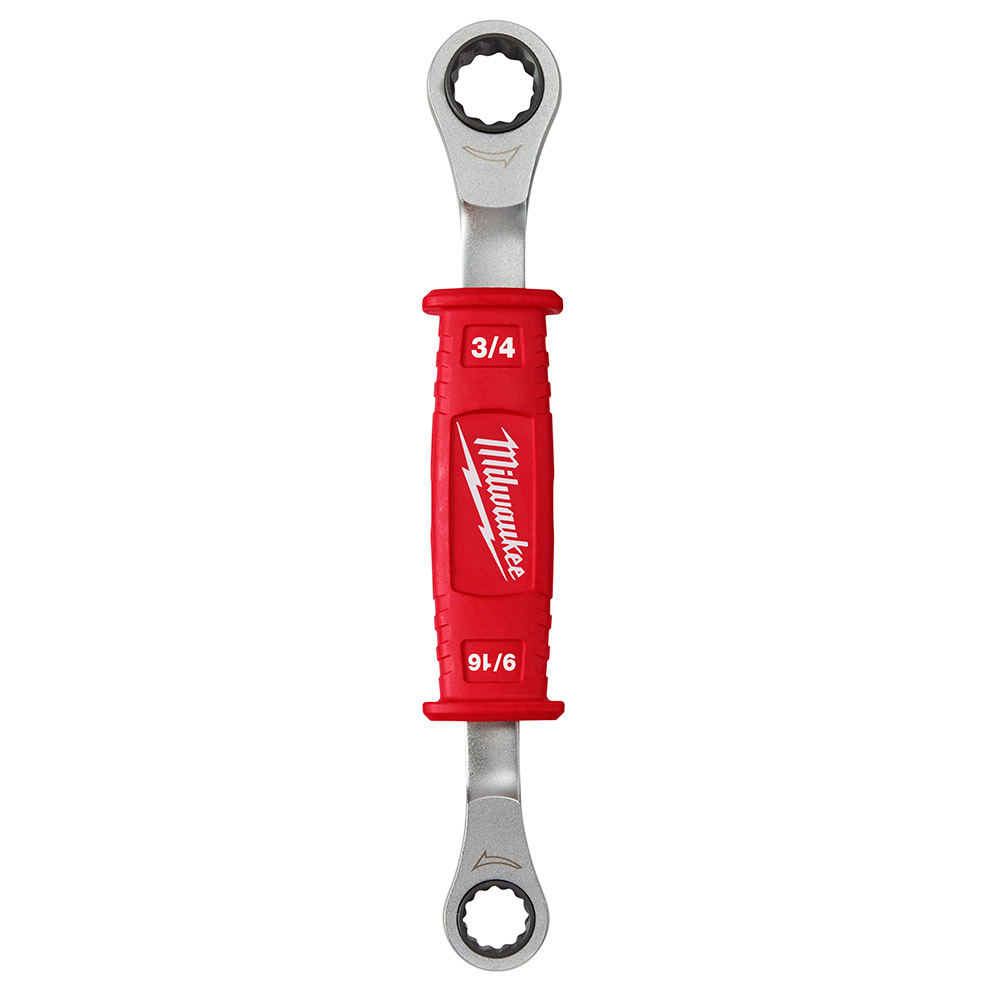 Milwaukee Lineman's 2-in-1 Insulated Ratcheting Box Wrench from GME Supply