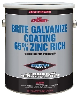 7008G Crown Brite Galvanizing Compound - 1 Gallon from GME Supply