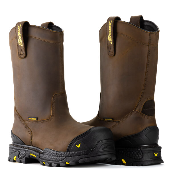 Thorogood Infinity FD Series 11 Inch Studhorse Waterproof Safety Toe Pull-On Wellington Boots from GME Supply