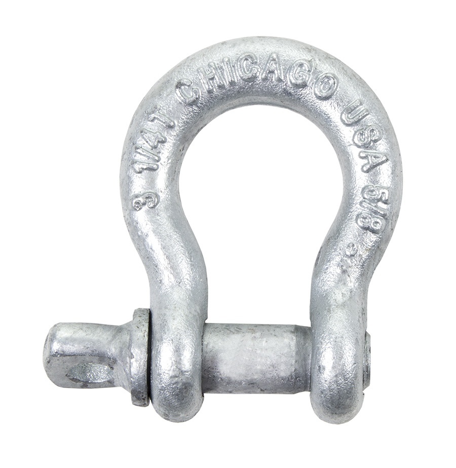 Chicago Hardware Galvanized Screw Pin Shackle from GME Supply