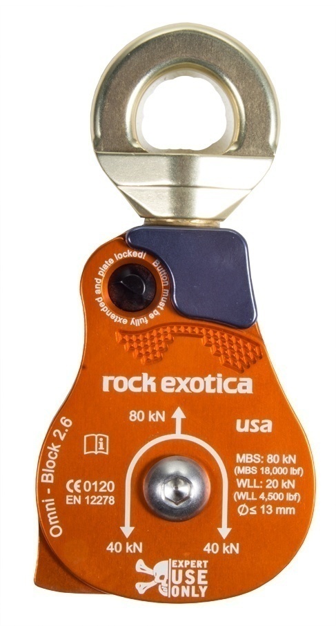 Rock Exotica P55 Omni-Block Swivel Pulley from GME Supply