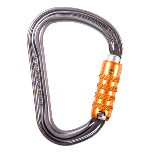 Petzl M36A TL William Triact-Lock Aluminum Carabiner-Gray from GME Supply