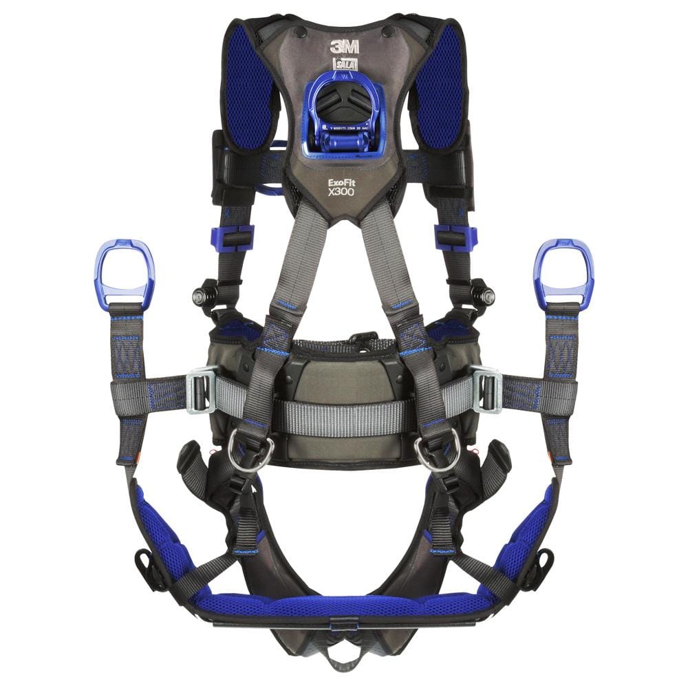3M DBISALA ExoFit X300 Comfort Tower Climbing/Positioning/Suspension Safety Harness with Tongue