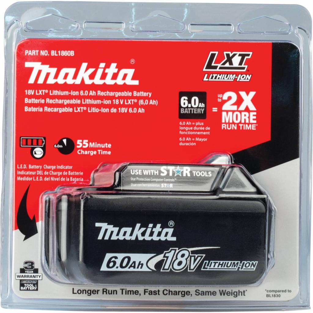 Makita 18V LXT Lithium-Ion 6.0Ah Battery
