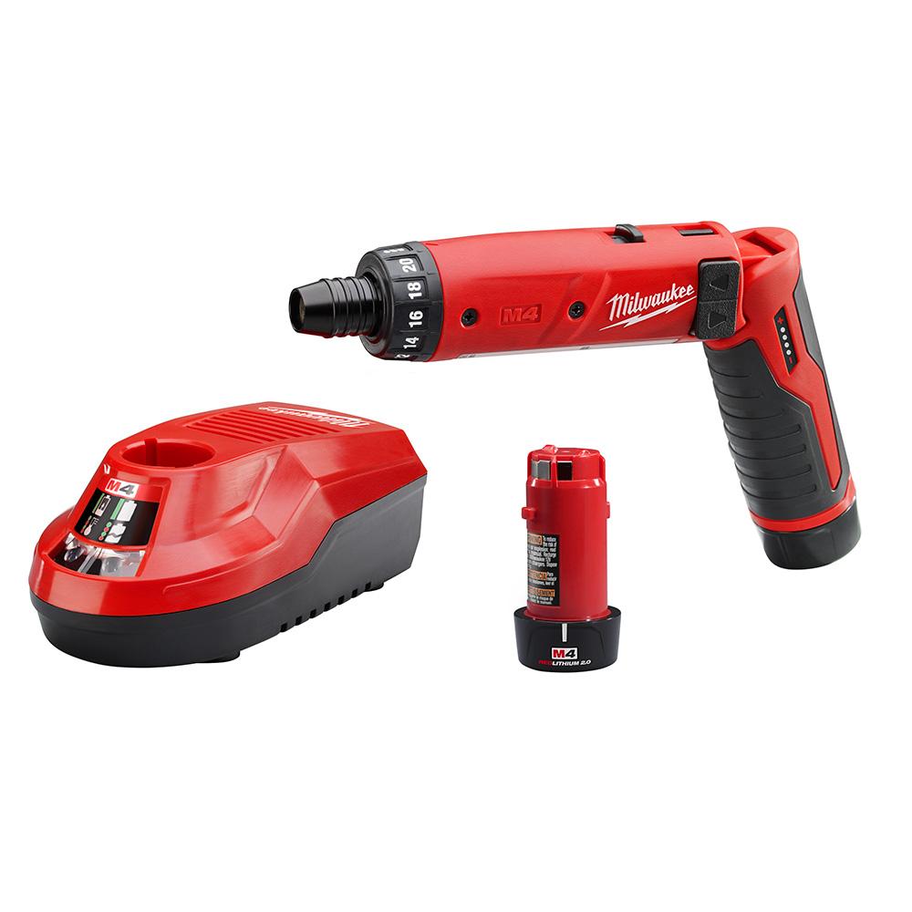 Milwaukee M4 1/4 Inch Hex Screwdriver Kit