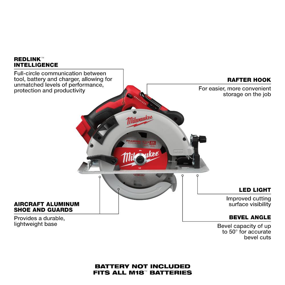 Milwaukee M18 Brushless Cordless Circular Saw