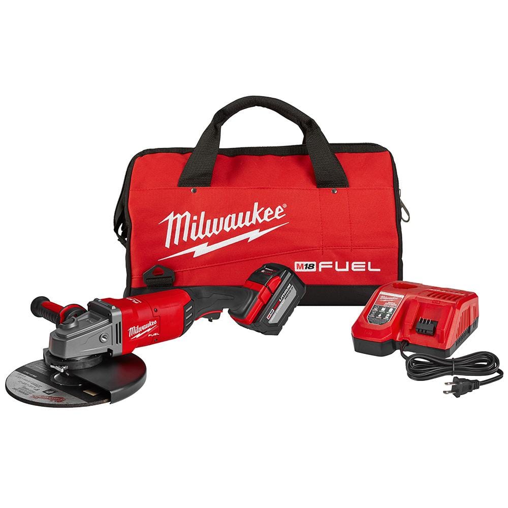 Milwaukee M18 7 9 Inch Large Angle Grinder Kit