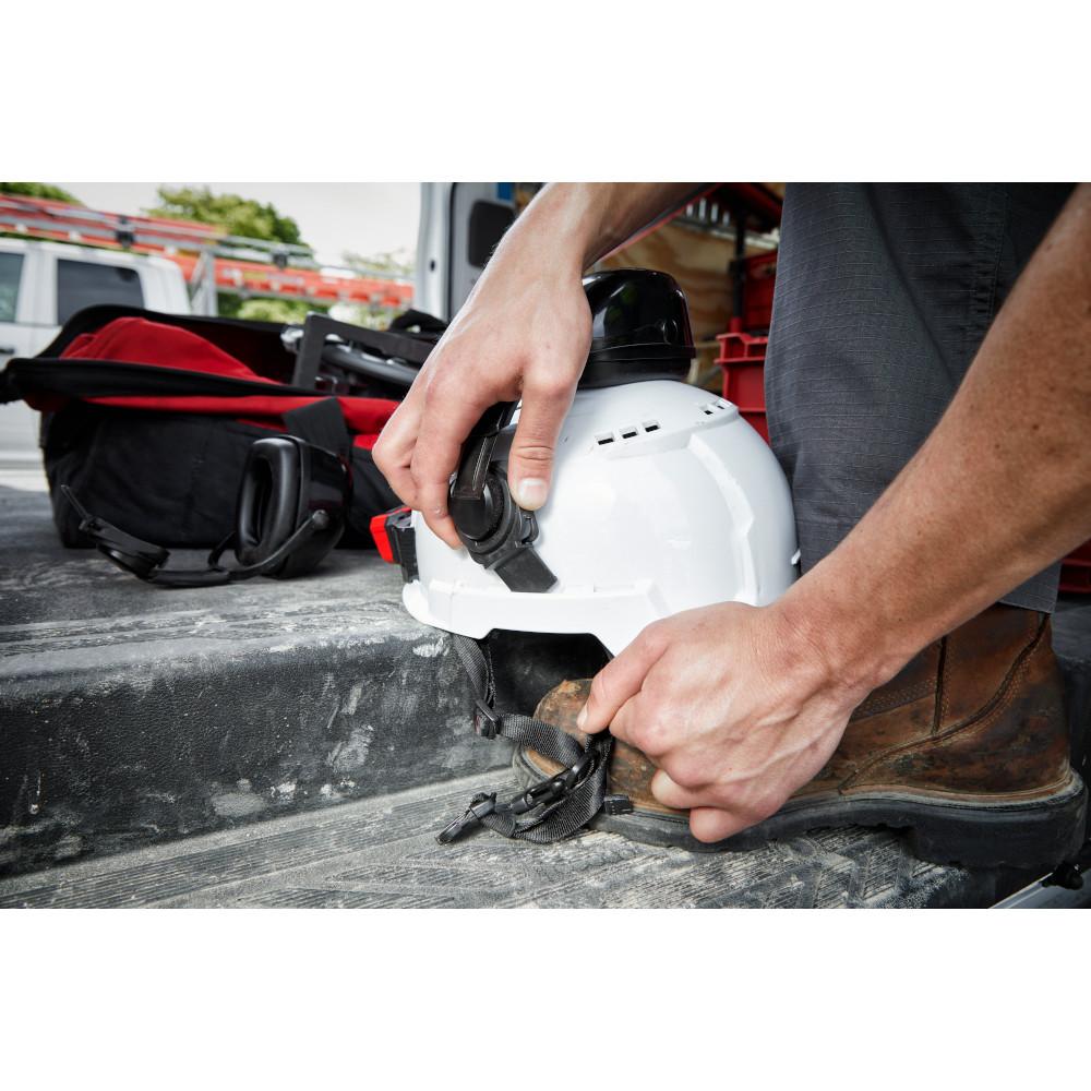 Milwaukee Type 2 Vented Safety Helmet with BOLT Accessory Clips