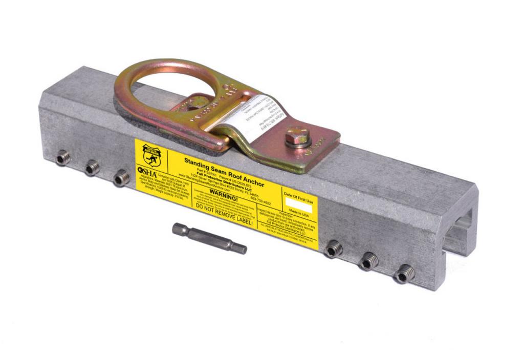 Fall Protection Distributors Standing Seam Roof Anchor SSRA1 Nylon