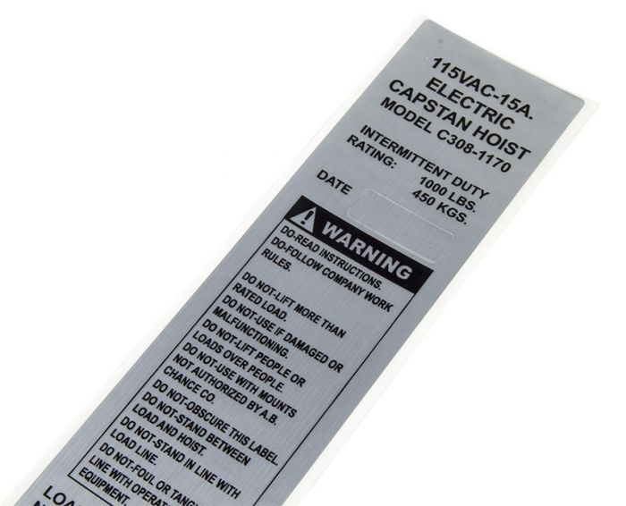 Hubbell AB Chance Capstan Labels - GME Supply