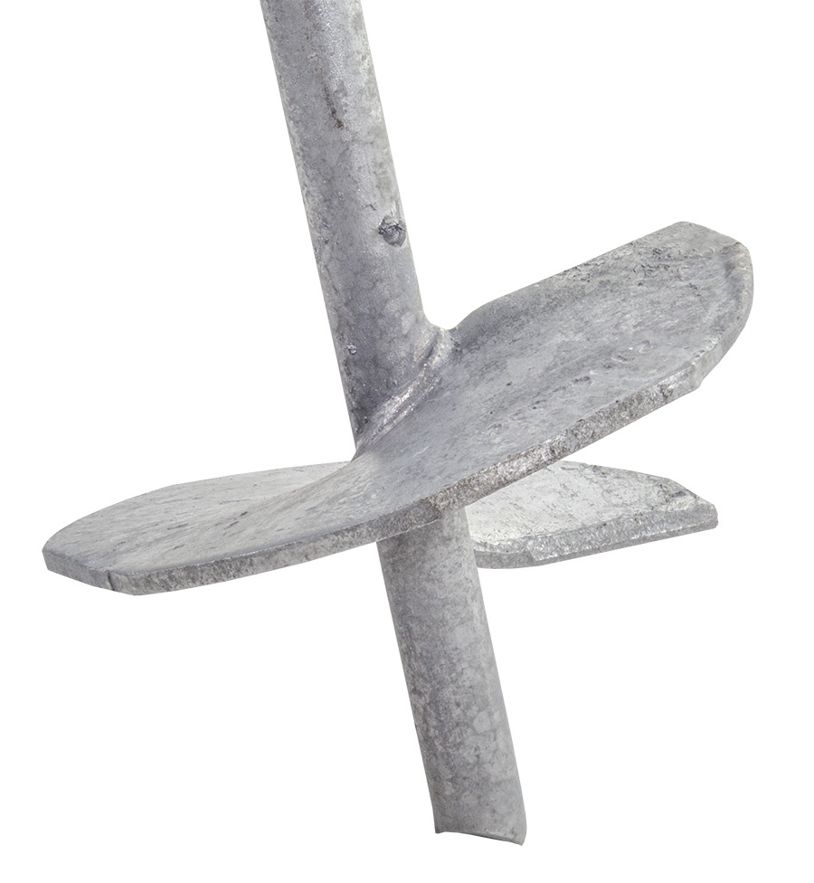 Galvanized Steel Earth Ground Screw Anchor