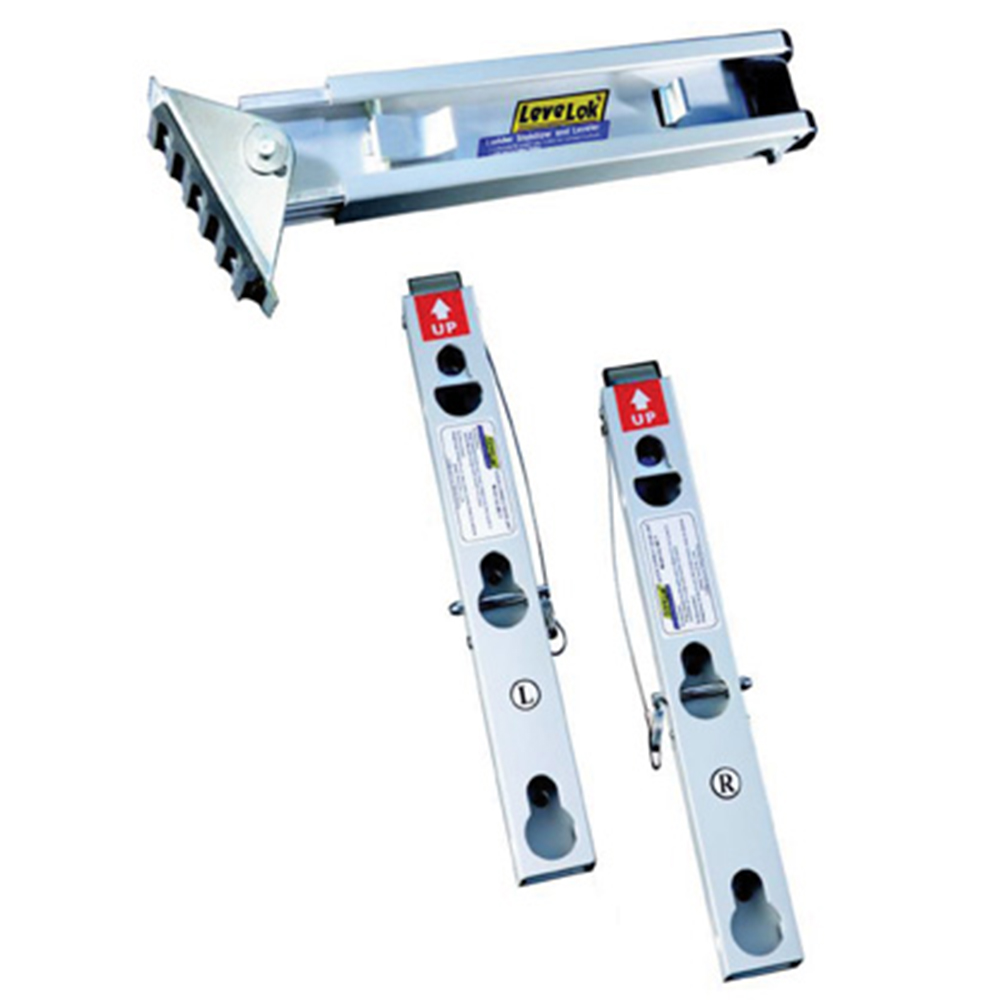 Levelok Ladder Leveler Stabilizer Complete Kit (KeyLok Quick Connect Style)
