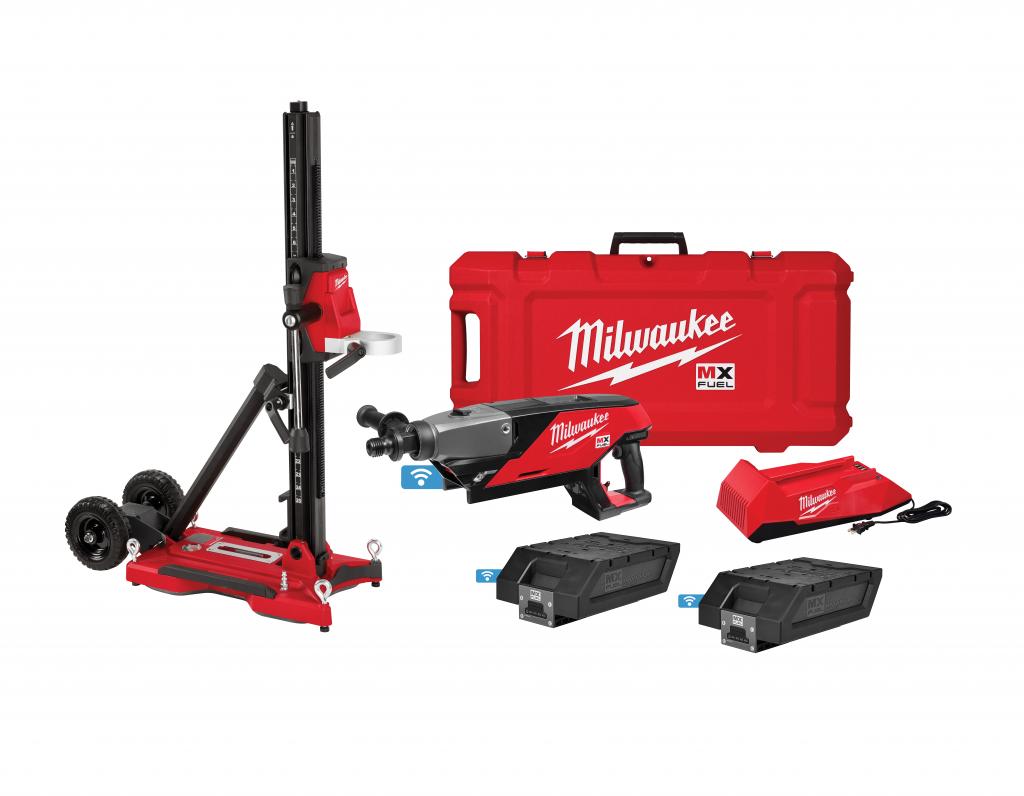 Milwaukee MX FUEL Handheld Core Drill Kit with Stand