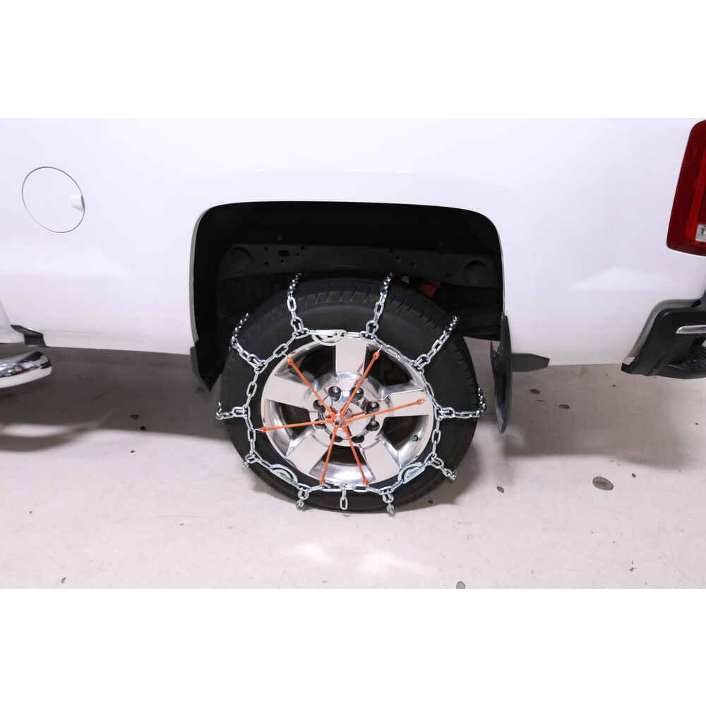 US Cargo Control Snow Tire Chains with Cam Tighteners for WideBase Tires