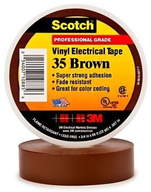 3M Scotch 35 Vinyl Color Coding Electrical Tape