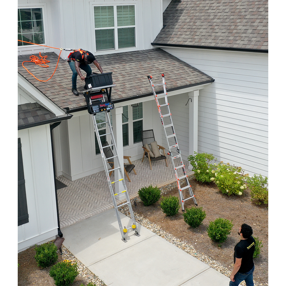 Tie Down TranzVolt Laddervator Collapsible Roofing Platform