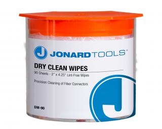 Jonard Dry Wipes for Cleaning Fiber