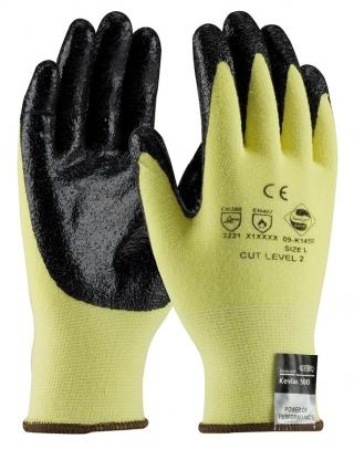 G-Tek KEV Nitrile Grip A2 Cut Level Gloves (12 Pairs)