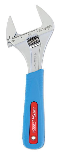 Channellock Code Blue WideAzz 8 Inch Adjustable Wrench