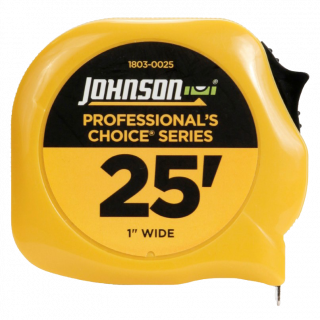 Johnson Level 25 Foot Professional's Choice Power Tape