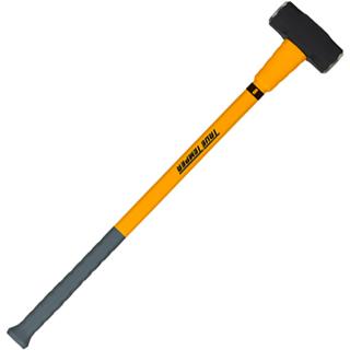 Ames True Temper Toughstrike 8 Pound Fiberglass Handle Sledge Hammer - 8 lbs Steel Head