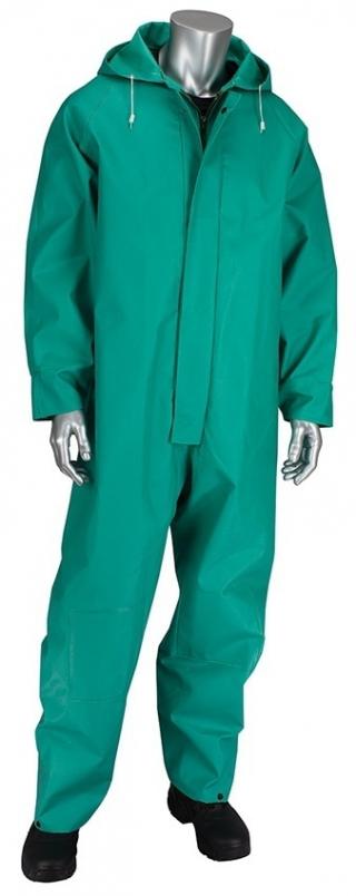 PIP Falcon ChemFR Treated PVC Hooded Coveralls