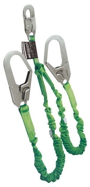 Miller Manyard II Twin Leg Lanyard with Rebar Hooks