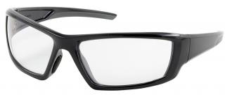 Bouton Sunburst Safety Glasses with Clear Lens and Black Frame