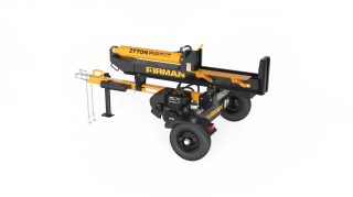 Firman Log Splitter, 27 Ton, 15 GPM