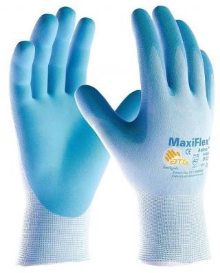 MaxiFlex Active Lightweight Blue Nitrile Coated Gloves (12 Pairs)