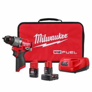 Milwaukee M12 Fuel 1/2 Inch Hammer Drill Driver Kit