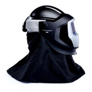 3M Versaflo Respiratory M-Series Helmet Assembly with Flame Resistant Shroud and Speedglas Welding Shield, M-407SG
