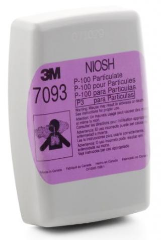 3M Particulate Filter 7093B, P100 (2 Pack)