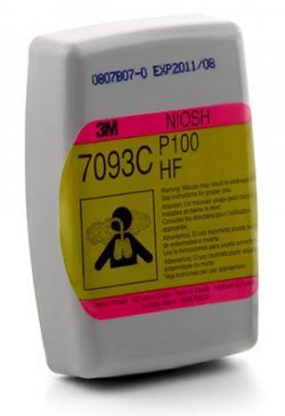 3M Hydrogen Fluoride Cartridge/Filter 7093C/37173(AAD), 2 Pack