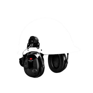 3M PELTOR ProTac III Slim Headset, Black, Hard Hat Attachment