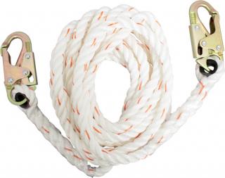 French Creek 5/8 Inch Rope Lifeline with Dual Snaphook Ends