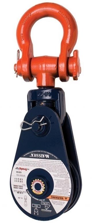 Crosby McKissick Light Champion 4.5 Inch Shackle Snatch Block