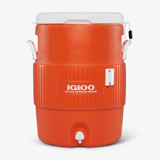 Igloo 10 Gallon Seat Top Water Jug with Cup Dispenser