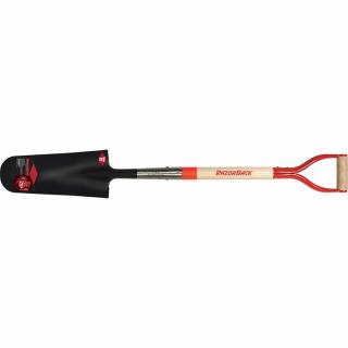 Razor-Back Tools 14 Inch Drain Spade with Wood Handle and D-Grip