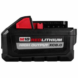 Milwaukee M18 REDLITHIUM High Output XC8.0 Battery 