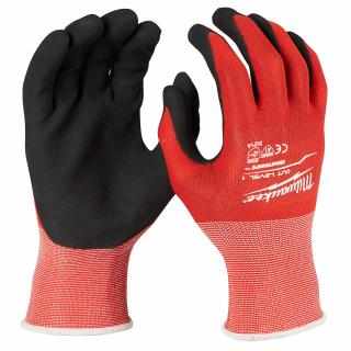 Milwaukee Nitrile Level 1 Cut Resistant Dipped Touchscreen Work Gloves