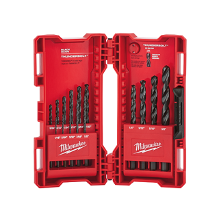 Milwaukee THUNDERBOLT 15 Piece Black Oxide Drill Bit Set