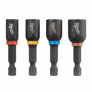 Milwaukee SHOCKWAVE Impact Duty 1-7/8 Inch 4 Piece Magnetic Nut Driver Set