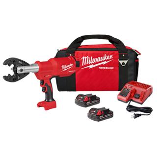 Milwaukee M18 Force Logic 6T Pistol Utility Crimper with Optional Kits